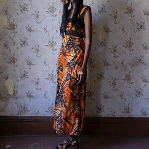 Selkie Monarch Butterfly Veronica Slip Dress